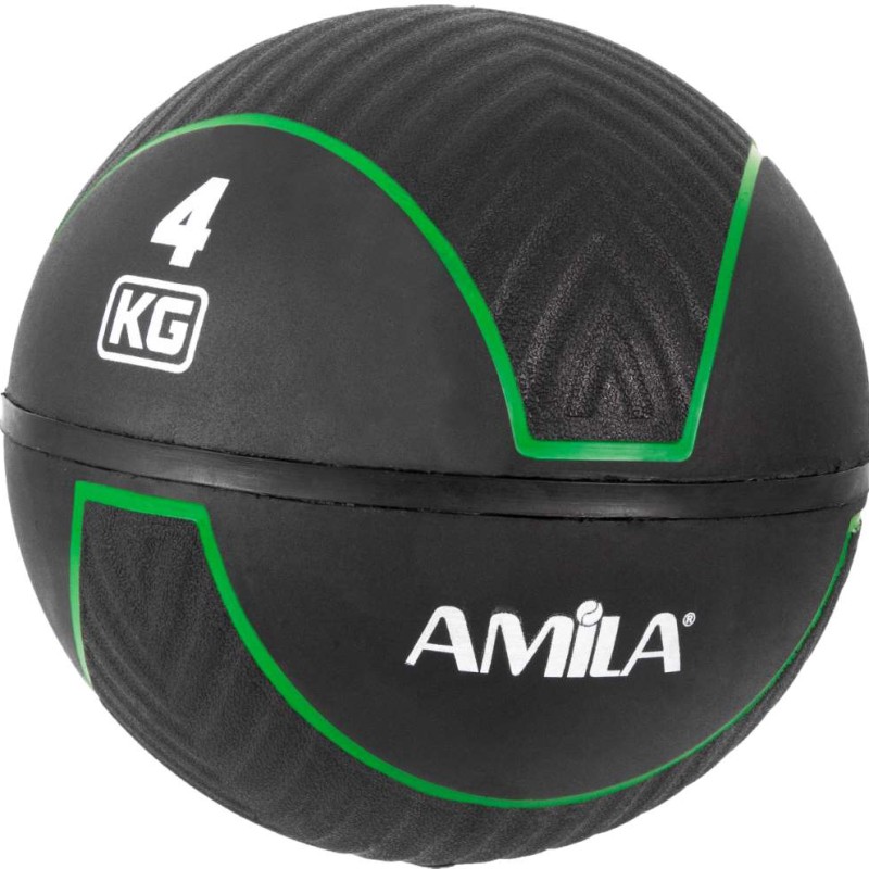 Μπάλα AMILA Medicine Ball HQ Rubber 4Kg