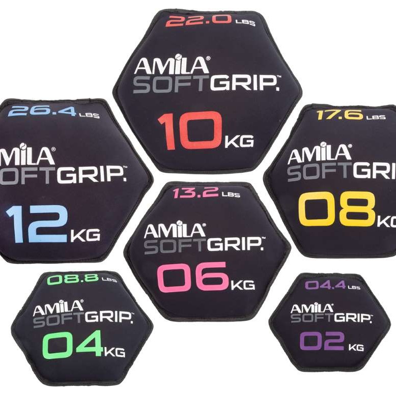 Δίσκος Βαρίδιο Soft Grip 8Kg