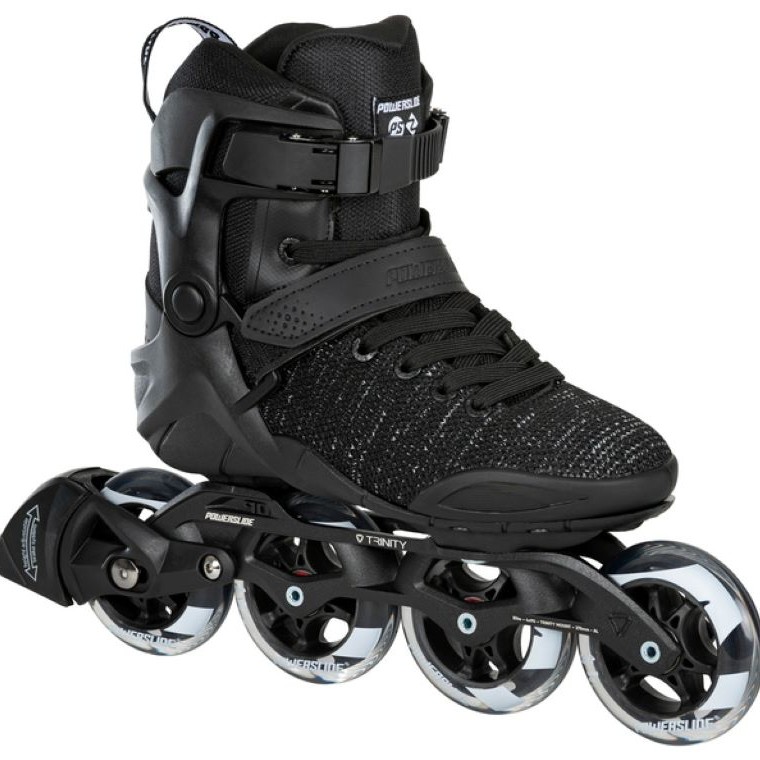 Powerslide Phuzion Xenon Black 90 Πατίνια - Μαύρο
