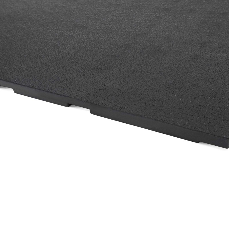 Λαστιχένιο Πάτωμα Original Πλακάκι 100x100cm 15mm Μαύρο