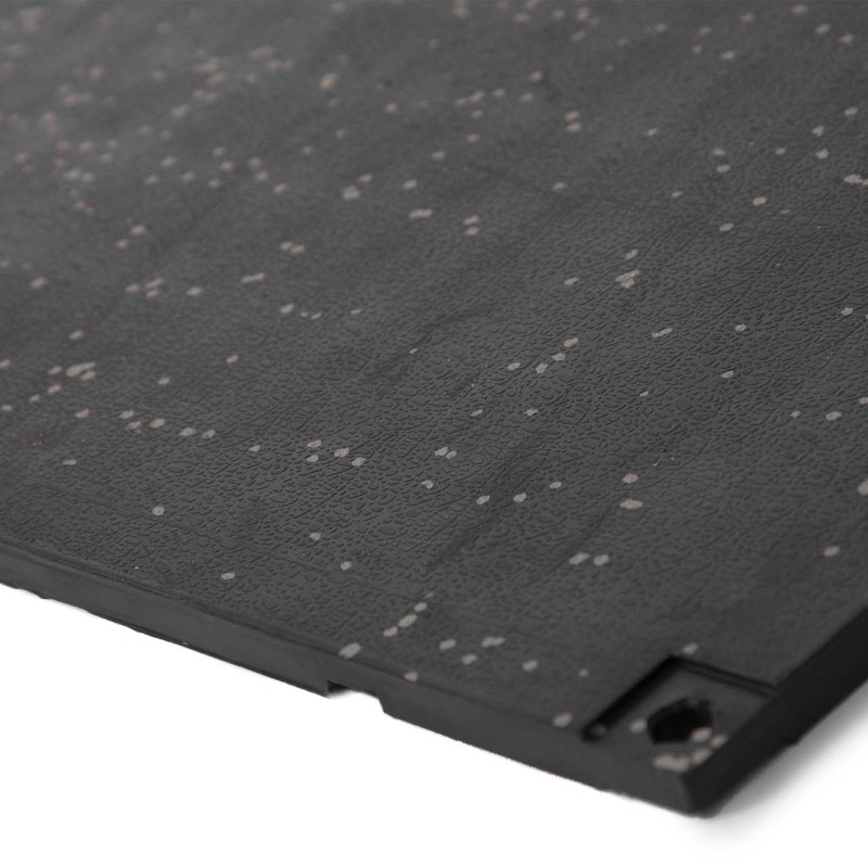 Λαστιχένιο Πάτωμα Original Πλακάκι 100x100cm 15mm Grey Flecks