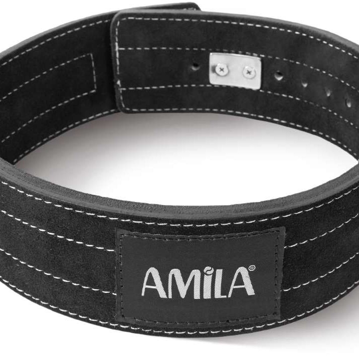 Ζώνη Άρσης Βαρών με Κλιπ AMILA Power Lifting L