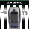 Σφυρίχτρα FOX40 Classic CMG Official Μαύρη με Κορδόνι
