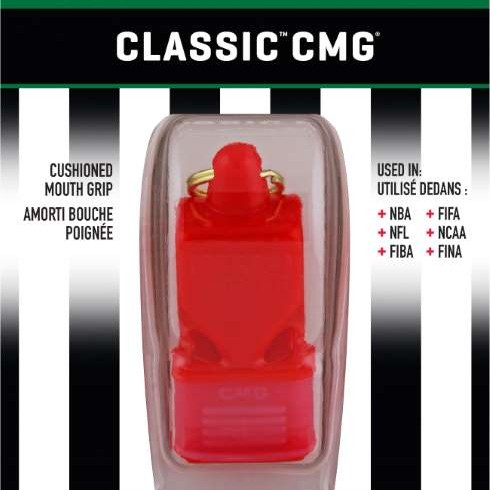 Σφυρίχτρα FOX40 Classic CMG Official Κόκκινη με Κορδόνι
