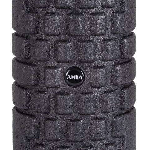 AMILA Foam Roller Spike Φ14x32cm Μαύρο
