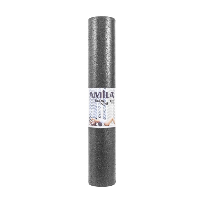 AMILA Foam Roller EPP PRO Φ15x90cm Μαύρο