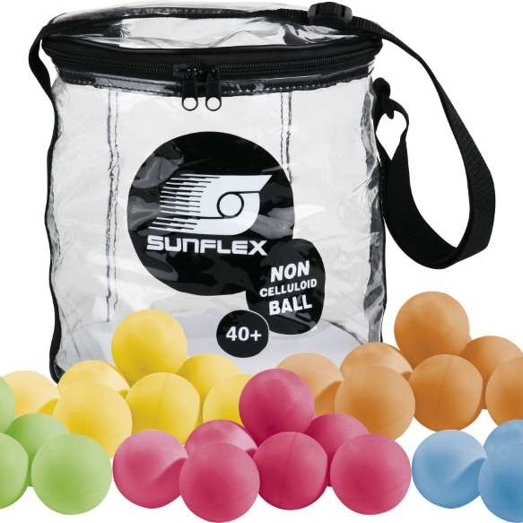 Μπαλάκια Ping Pong Sunflex Learning PVC 144 Τεμάχια