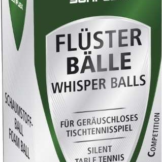Μπαλάκια Ping Pong Sunflex Whisperballs 3 Τεμάχια Λευκό