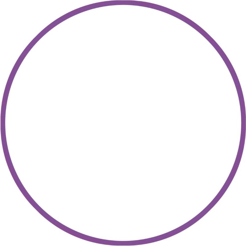 Χούλα-Χουπ HQ 70cm - Φ19mm - 280gr, Μωβ