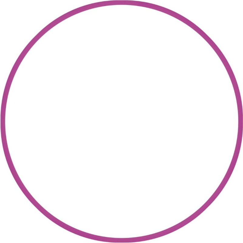 Χούλα Χουπ HQ 80cm - Φ19mm - 330gr, Φούξια