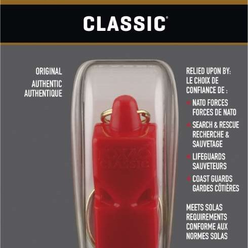 Σφυρίχτρα FOX40 Classic Safety Κόκκινη