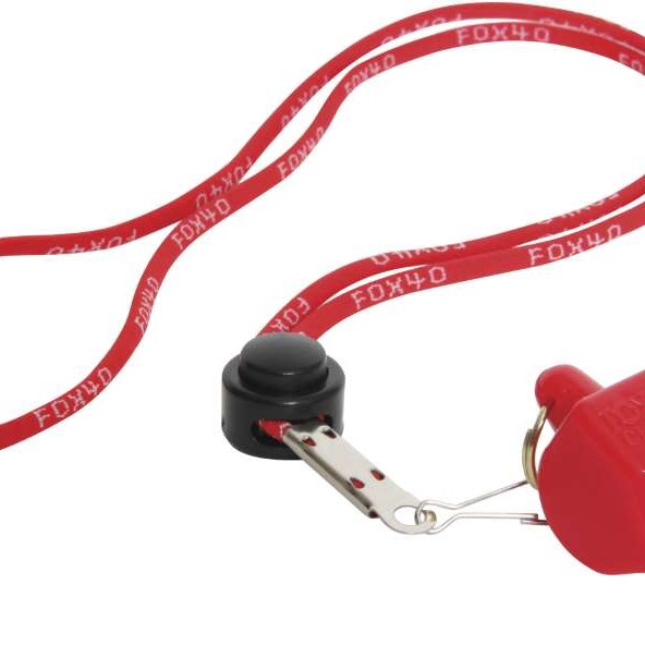 Σφυρίχτρα FOX40 Classic Safety Κόκκινη με Κορδόνι