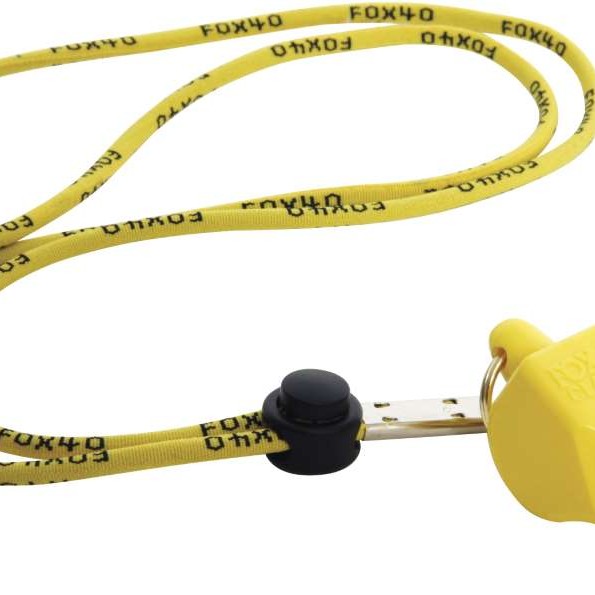 Σφυρίχτρα FOX40 Classic Safety Κίτρινη με Κορδόνι