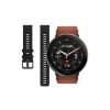 Polar Ignite 3 43mm Αδιάβροχο Smartwatch με Παλμογράφο (Titanium with Brown Strap)