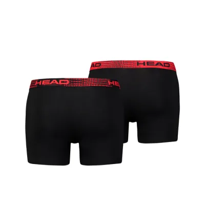 HEAD MEN SEASONAL BOXER 2Pack Black/Red (701221813-001)