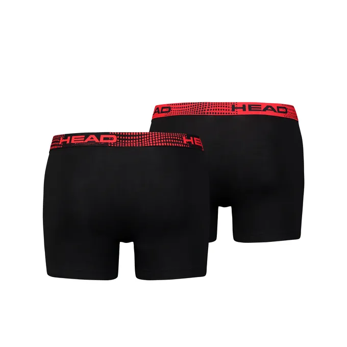 HEAD MEN SEASONAL BOXER 2Pack Black/Red (701221813-001)