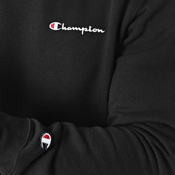 Crewneck Sweatshirt Champion Μαύρο
