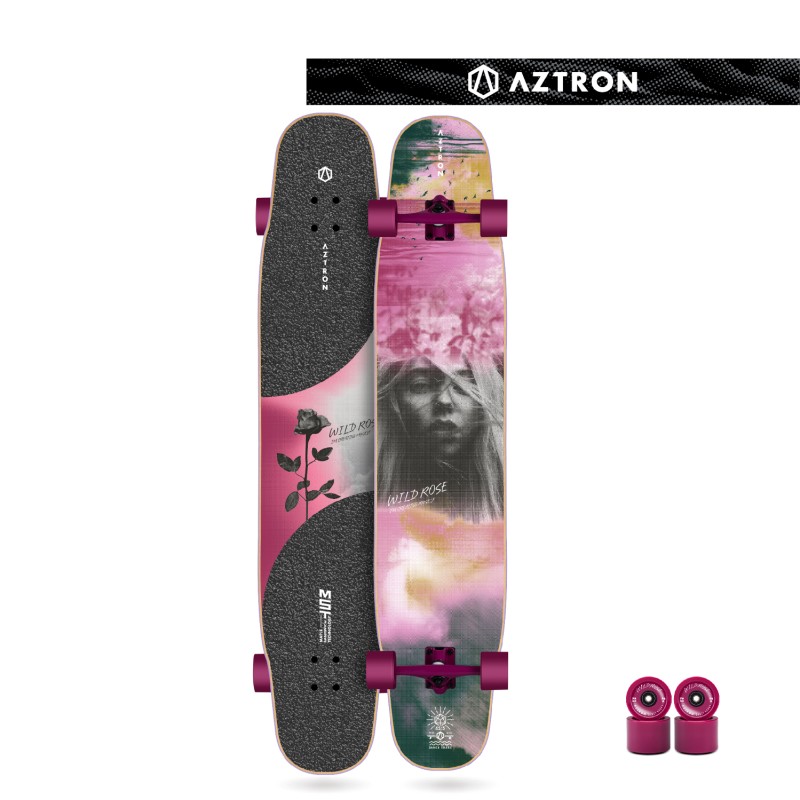 DANCEBOARD/SKATEBOARD WILD ROSE 45.5″ by Aztron®
