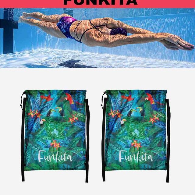 FUNKY Mesh Gear Bag - Lost Forest