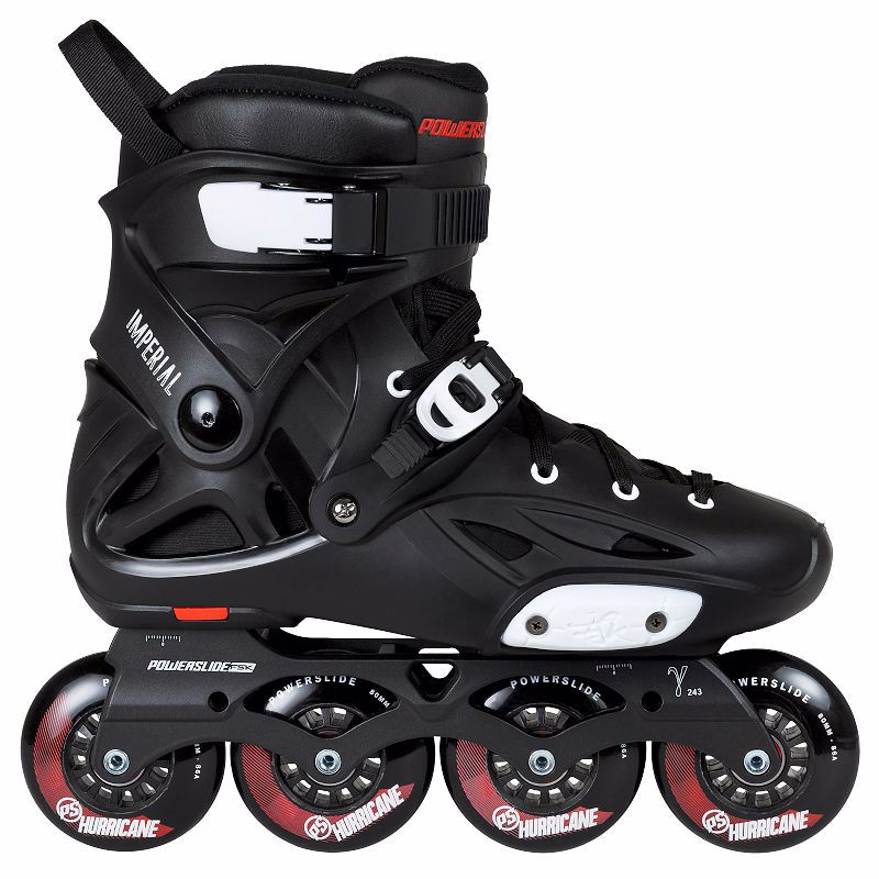 POWERSLIDE  Imperial One 80 Black Crimson Πατίνια Χρώμα (Μαύρο), Μέγεθος (35-36)