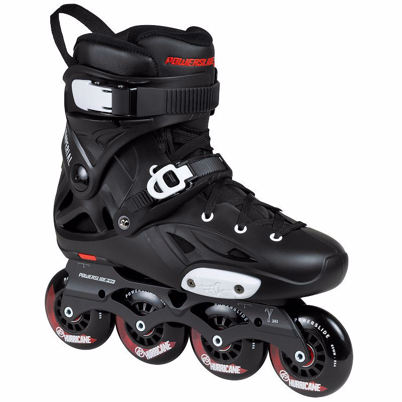 POWERSLIDE  Imperial One 80 Black Crimson Πατίνια Χρώμα (Μαύρο), Μέγεθος (35-36)