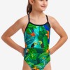 FUNKY Girl's Single Strap One Piece - Lost Forest