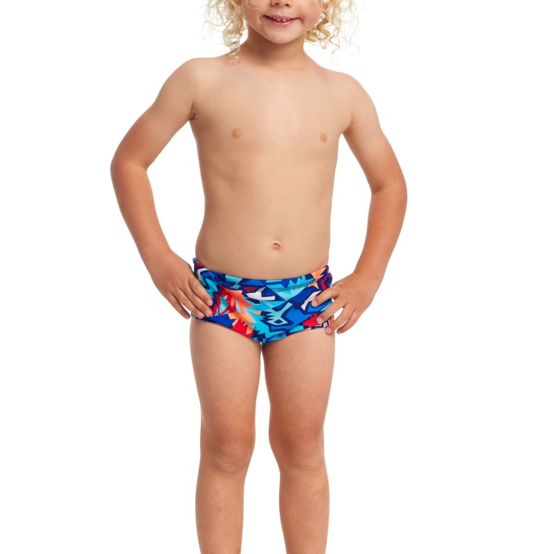 FUNKY Toddler Boy's Printed Trunks - Saw Sea