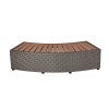 MSpa Wicker Step - for round Spa