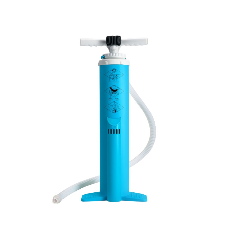Τρόμπα χειρός MEGA PUMP TRIPLE με μανόμετρο (AQUATONE)