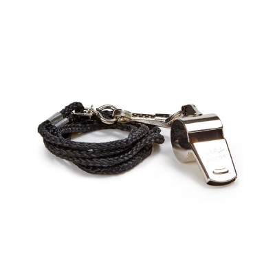 Σφυρίχτρα μεταλλική με κορδόνι (Metallic whistle with lanyard) LIGASPORT