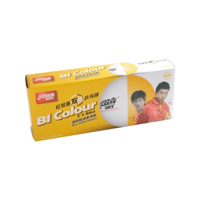 ΜΠΑΛΑΚΙΑ ΠΙΝΓΚ-ΠΟΝΓΚ DHS BICOLOUR 10PCS(SEAM)