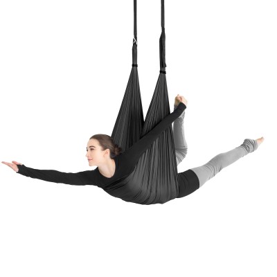 Ύφασμα Aerial Yoga Hammock Iris Nylon 40D 5 m – Μαύρη