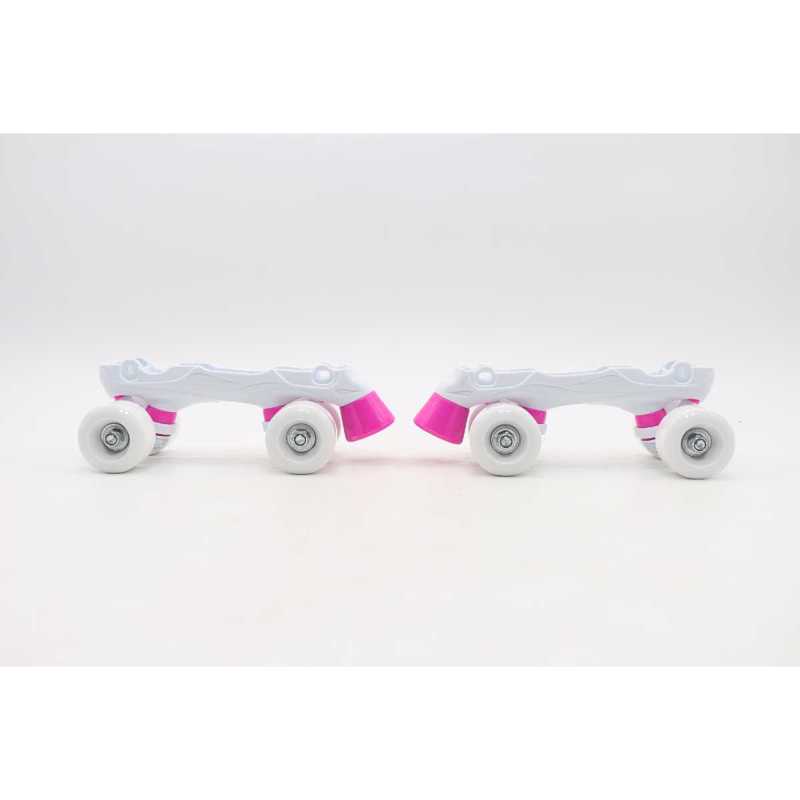 Αθλοπαιδιά Αυξομειούμενα Inline/Roller Skates/Παγοπέδιλα, 3 σε 1, για Κορίτσια ΧΡΩΜΑ (Φούξια), ΜΕΓΕΘΟΣ (26-29)