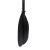 Κουπί καγιάκ Deluxe ρυθμιζόμενο 217-227cm Αλουμινίου διαιρούμενο - Μαύρο SCK
