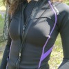 Jacket νεοπρενίου 1.5mm γυναικείο Μαύρο/Μοβ - Aropec