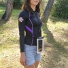 Jacket νεοπρενίου 1.5mm γυναικείο Μαύρο/Μοβ - Aropec