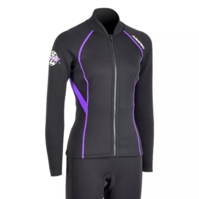 Jacket νεοπρενίου 1.5mm γυναικείο Μαύρο/Μοβ - Aropec
