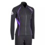 Jacket νεοπρενίου 1.5mm γυναικείο Μαύρο/Μοβ - Aropec