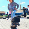 Skateboard 31'' Black heart Fish