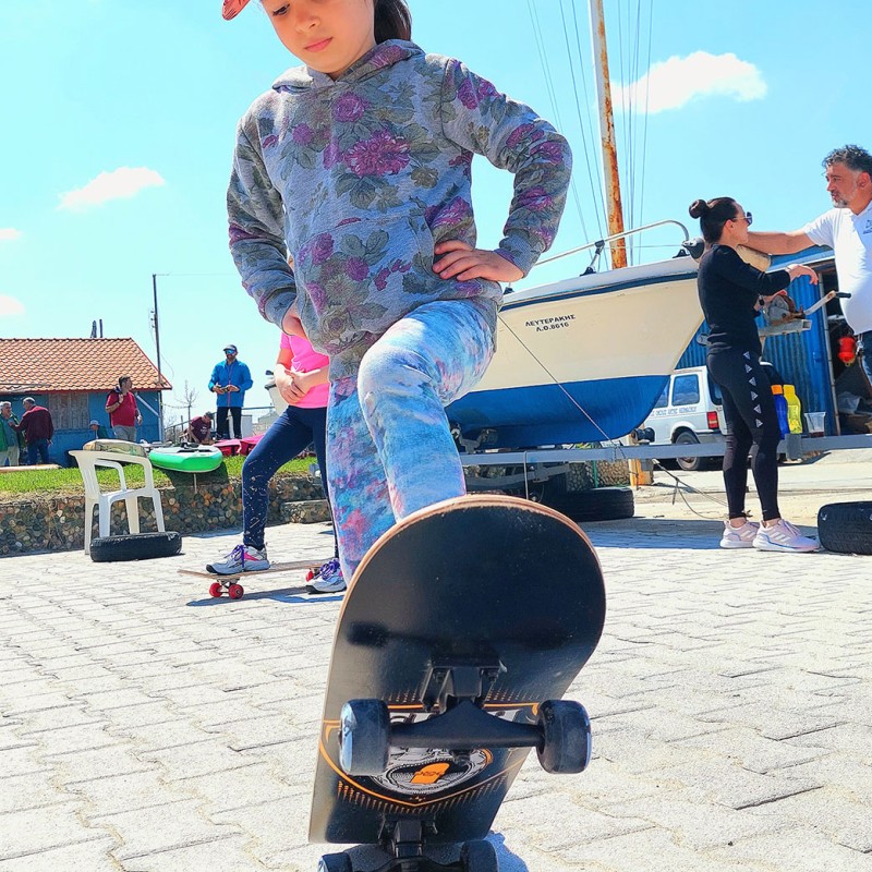 Skateboard 31'' Black heart Fish
