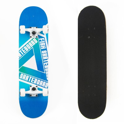 Skateboard 31'' Blue Triangle Fish