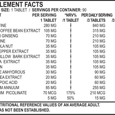 Fat Burner Xtreme 90tabs (TRUE NUTRITION)