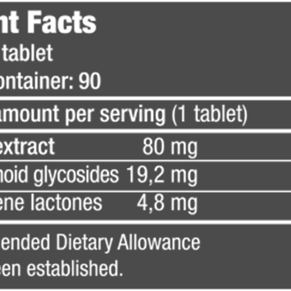 Ginkgo Biloba 90 tabs (BIOTECH USA)