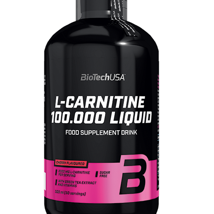L-Carnitine 100.000 Liquid 500ml (BIOTECH USA) - Apple