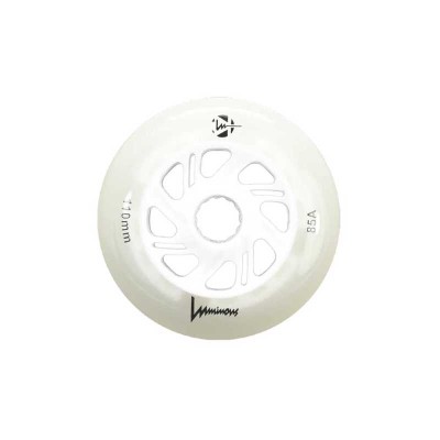 LUMINOUS 110χιλ./85A Ροδάκι Led - White Glow (3αδα)
