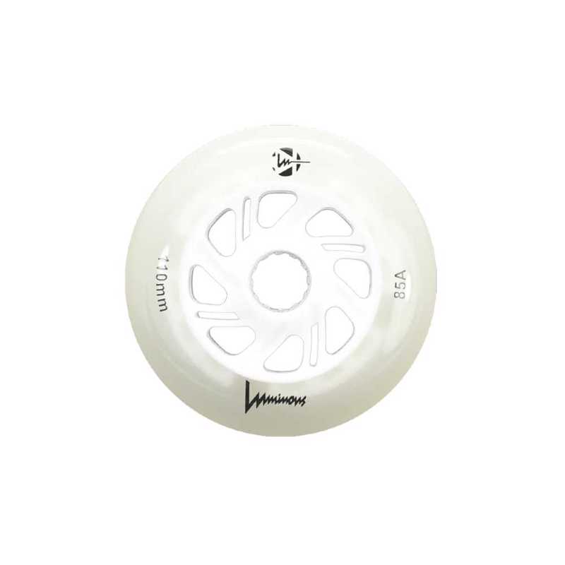 LUMINOUS 110χιλ./85A Ροδάκι Led - White Glow (3αδα)