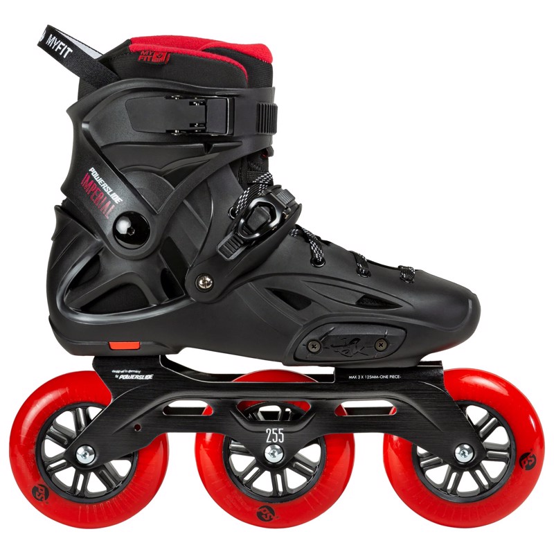 POWERSLIDE Imperial Black Red 110 Inline Skates - Μαύρο/Κόκκινο