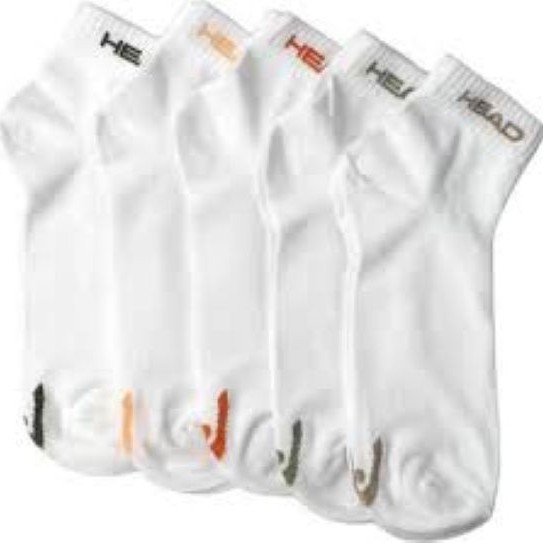 ΚΑΛΤΣΕΣ HEAD QUARTER 5Pack UNISEX White Colored Logo (701230707-001)