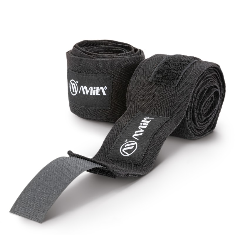 Μπαντάζ Πυγμαχίας AMILA HandWrap 4,5m Μαύρο