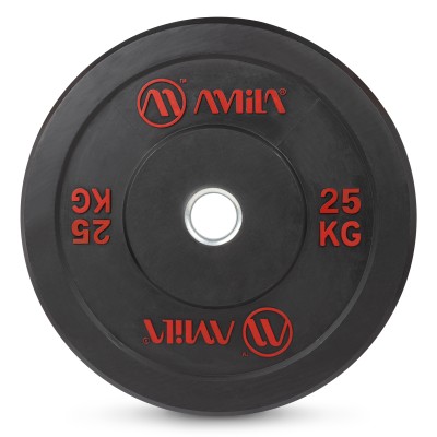 Δίσκος AMILA Black R Bumper Slim 50mm 25Kg